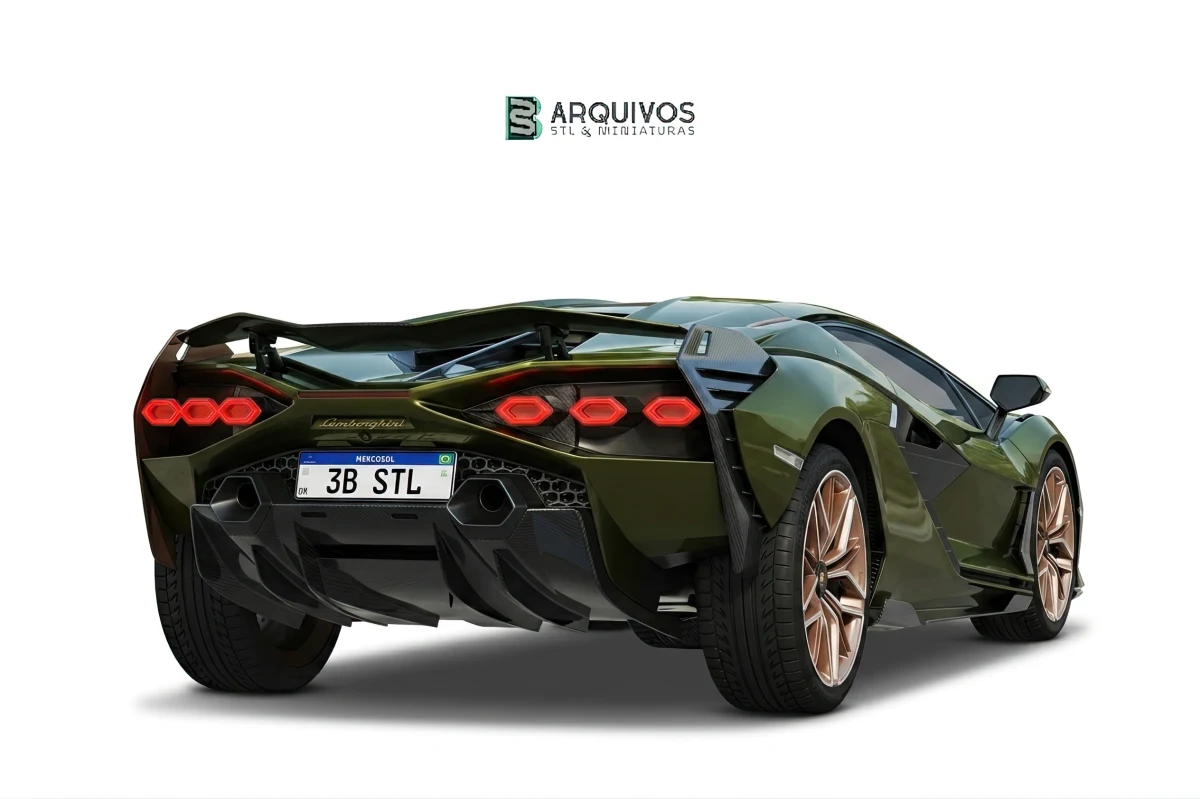 Modelo 3D STL - Lamborghini Sian — foto 5